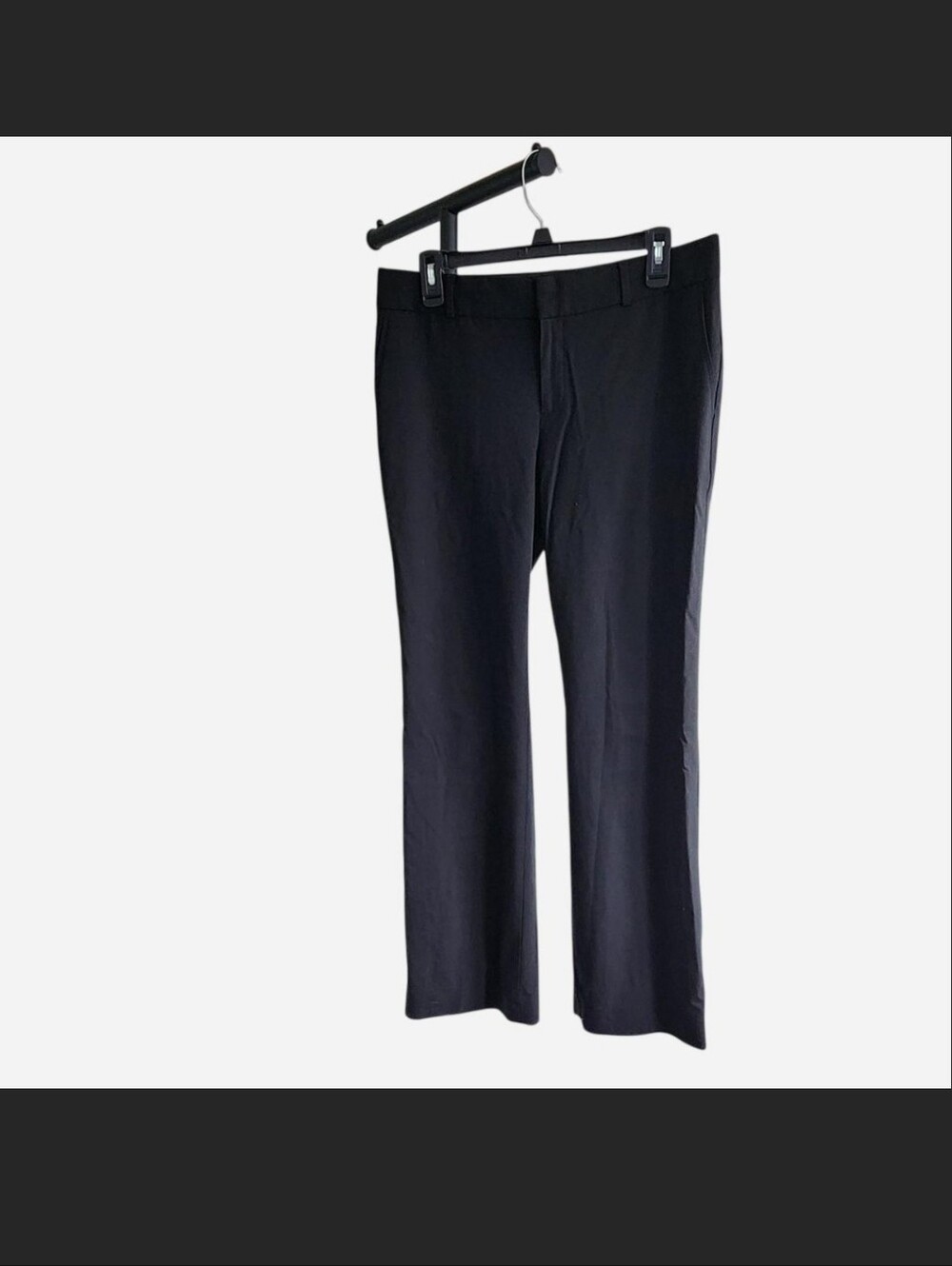 Banana Republic Martin Fit Wool Black Trouser Size 6.    Rise 9.5 Length 32